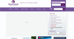 Desktop Screenshot of mainefamilyfcu.com